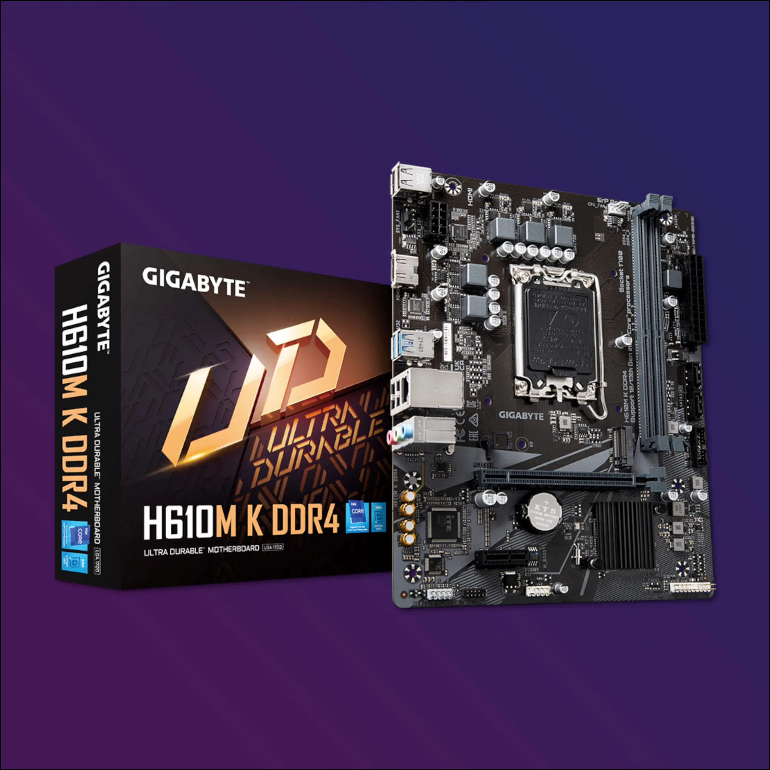 GIGABYTE H610M K DDR4