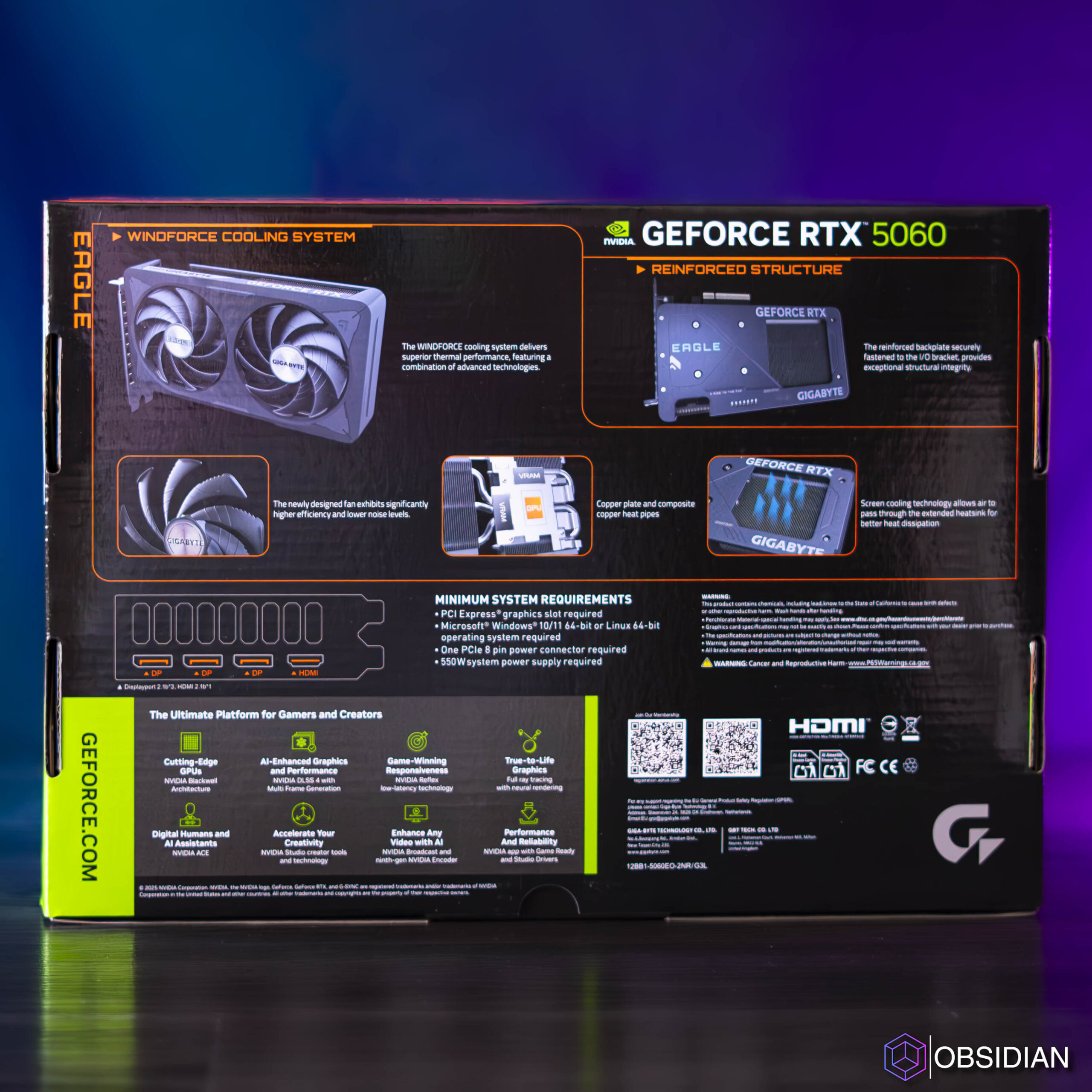 RTX 5060 8GB GIGABYTE EAGLE OC